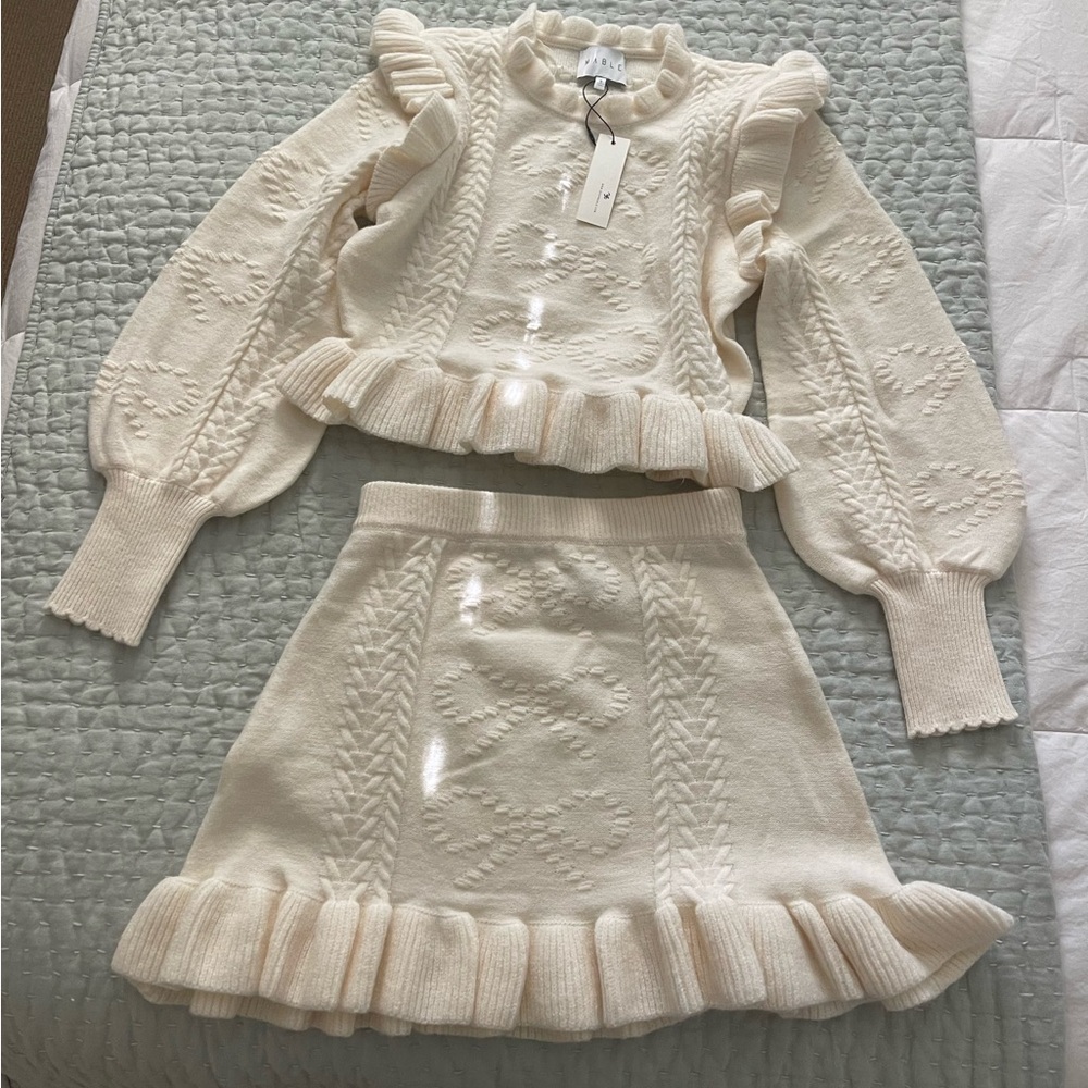 MABLE sweater skirt set